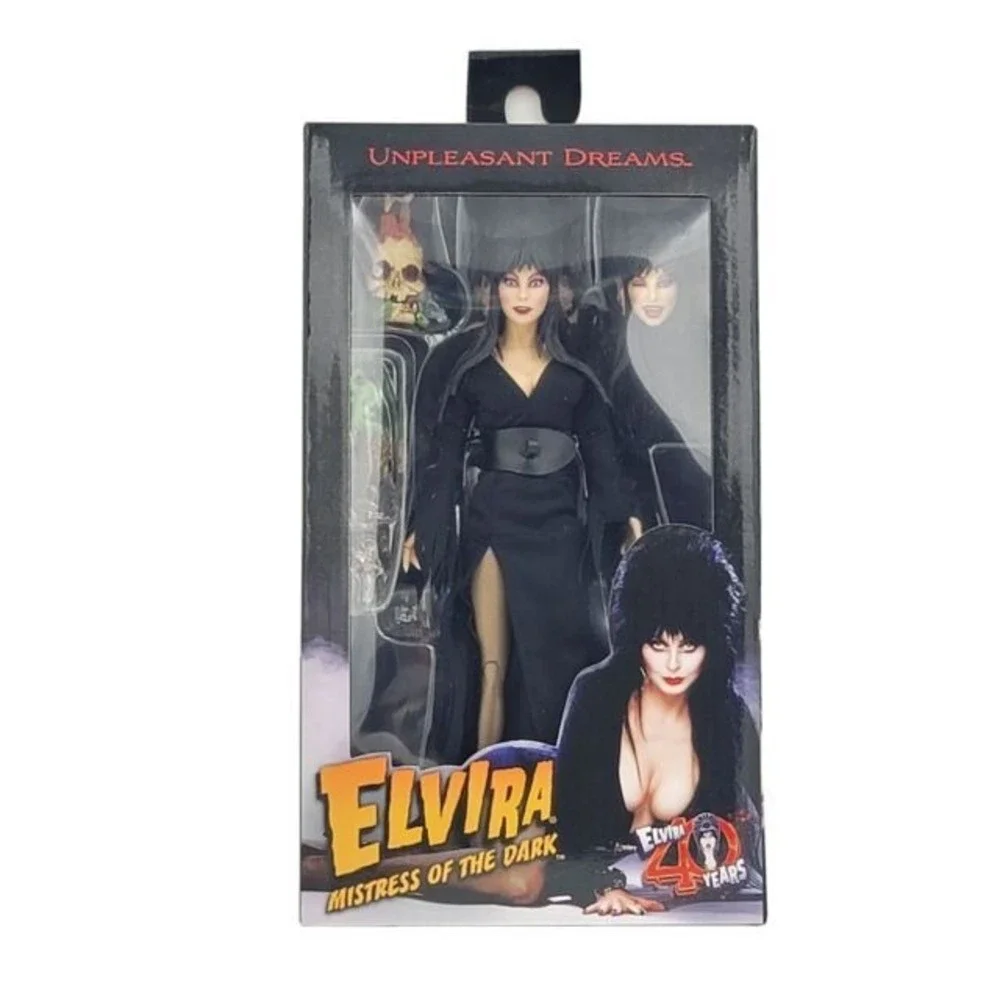 NECA Elvira Mistress of the Dark Clothed 8 inch Action Figure New Sealed